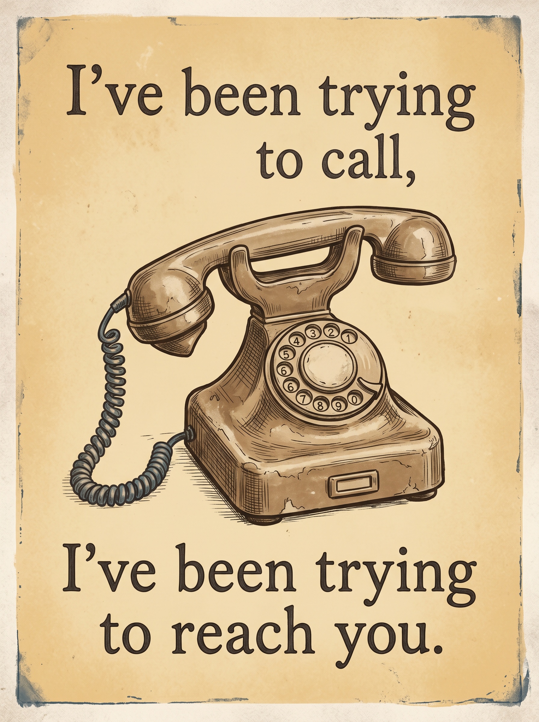 Ho Hey by The Lumineers – 'I've been trying to call, I've been trying to reach you.' Lyric Art
