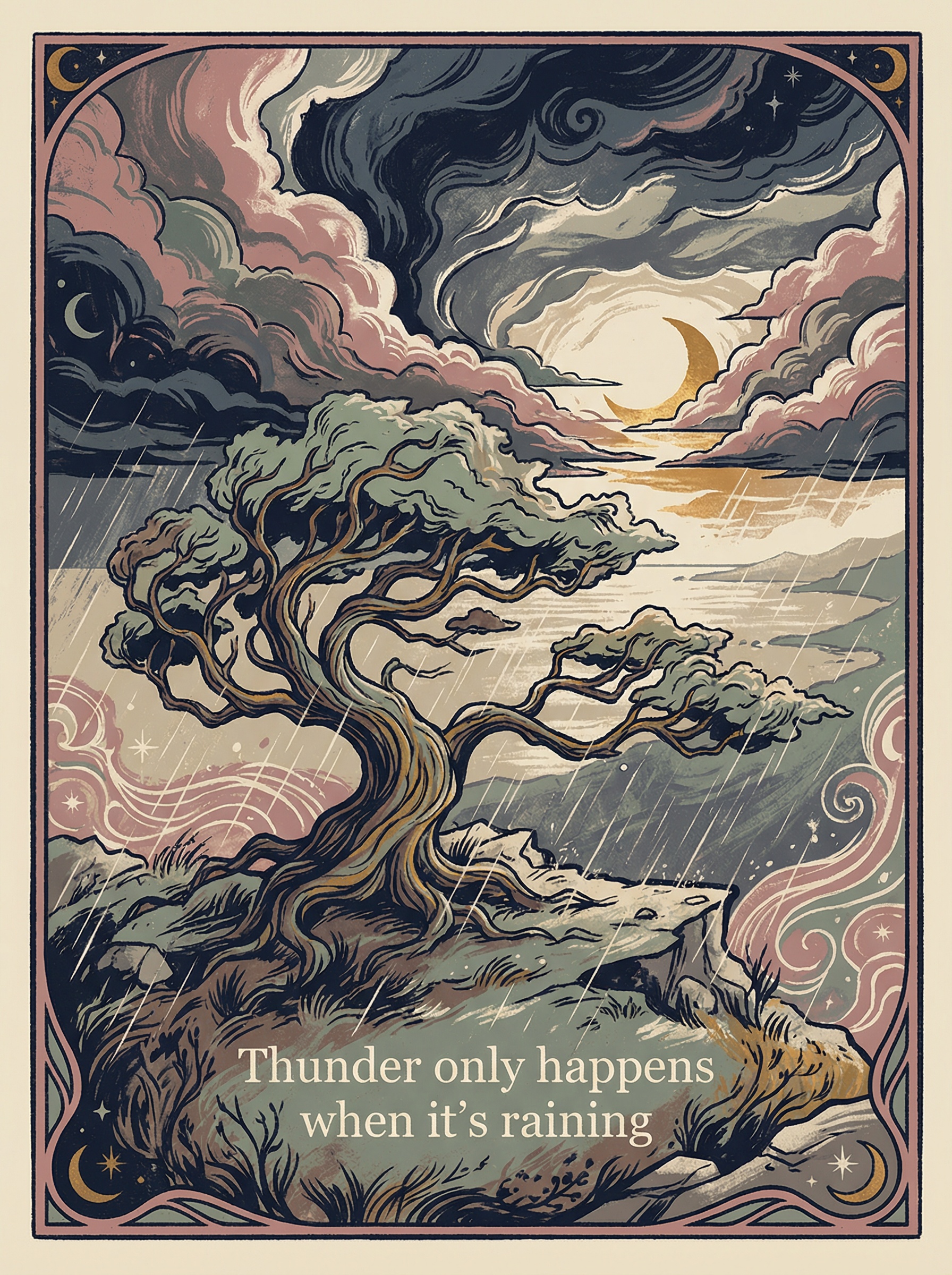 Fleetwood Mac - Dreams - Fleetwood Mac lyric design